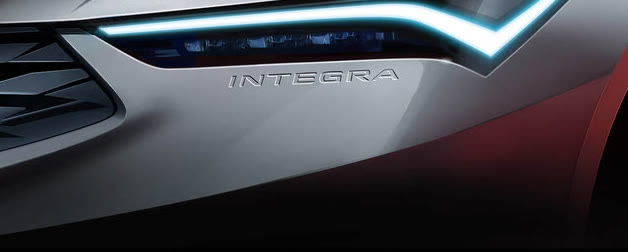 五门斜背动感身形，Acura发布全新Integra设计草图