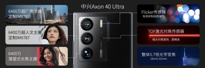吴京代言终级直板旗舰之作 中兴Axon 40 Ultra正式发布