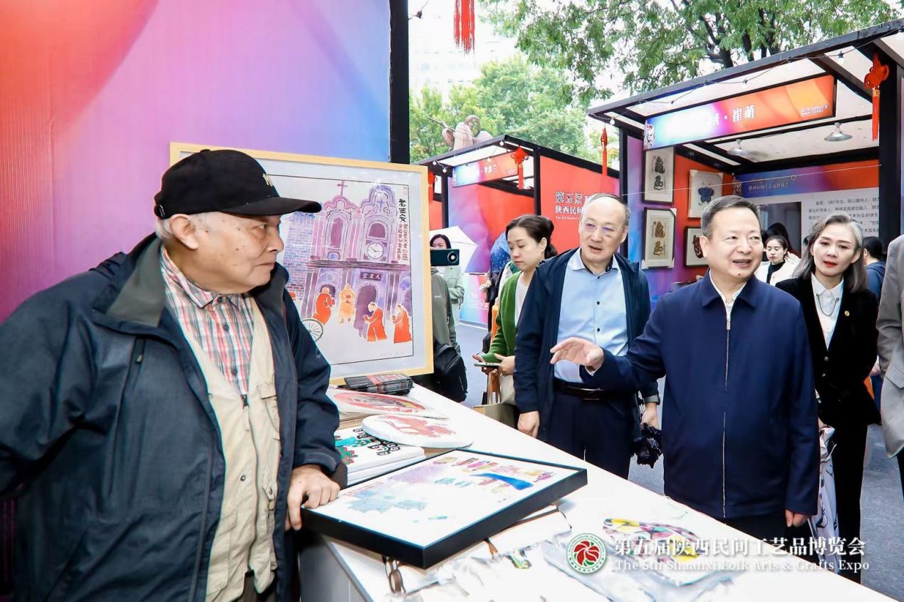大秦手艺·传流不息，第五届陕西民间工艺品博览会开幕